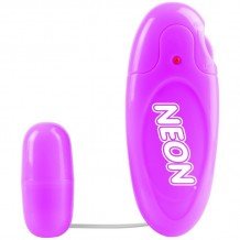 Neon Bala Vibradora a Control Remoto Luv Touch Púrpura