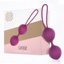 Garbo Bola Doble Kegel Silicona Púrpura