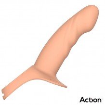 Arnés Strap-on con Dildo Hueco Silicona Premium Talla L Arnés Strap-on con Dildo Hueco Silicona Premium Talla L