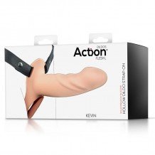 Arnés Strap-on con Dildo Hueco Silicona Premium Talla L Arnés Strap-on con Dildo Hueco Silicona Premium Talla L